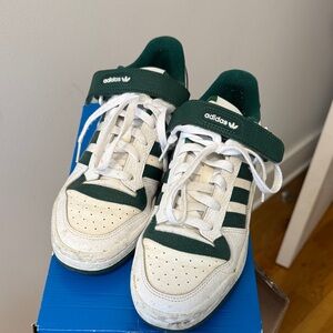 Adidas Forum Low Green / White (MENS 7 / WOMENS 9)